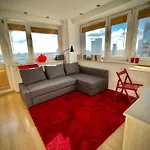 شقة Super Red Centrum View In Town 2x Metro Fast Wifi 300 Mbs Netflix Appletv Smarttv Spotify Panorama Miasta
