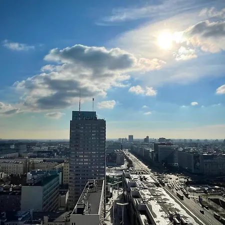 Super Red Centrum View In Town 2x Metro Fast Wifi 300 Mbs Netflix Appletv Smarttv Spotify Panorama Miasta Warszawa