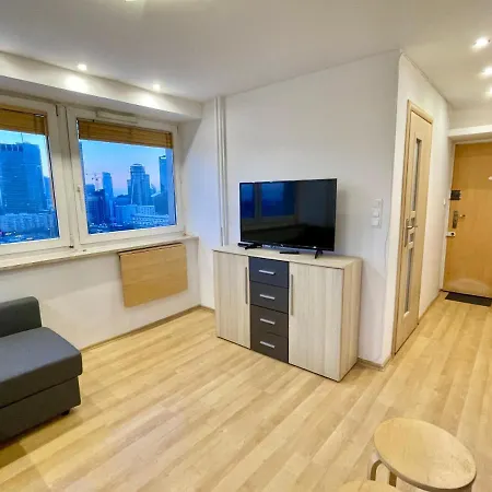 Super Red Centrum View In Town 2x Metro Fast Wifi 300 Mbs Netflix Appletv Smarttv Spotify Panorama Miasta Appartamento Varsavia