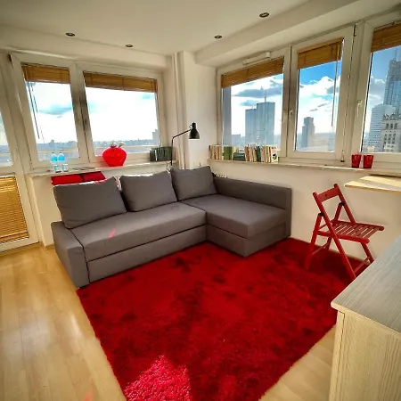 Appartamento Super Red Centrum View In Town 2x Metro Fast Wifi 300 Mbs Netflix Appletv Smarttv Spotify Panorama Miasta